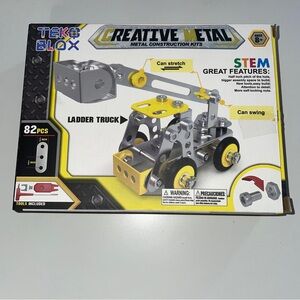 Creative Metal Construction Kits: Stem Crane 75 Pieces Brand New Open Box Sealed